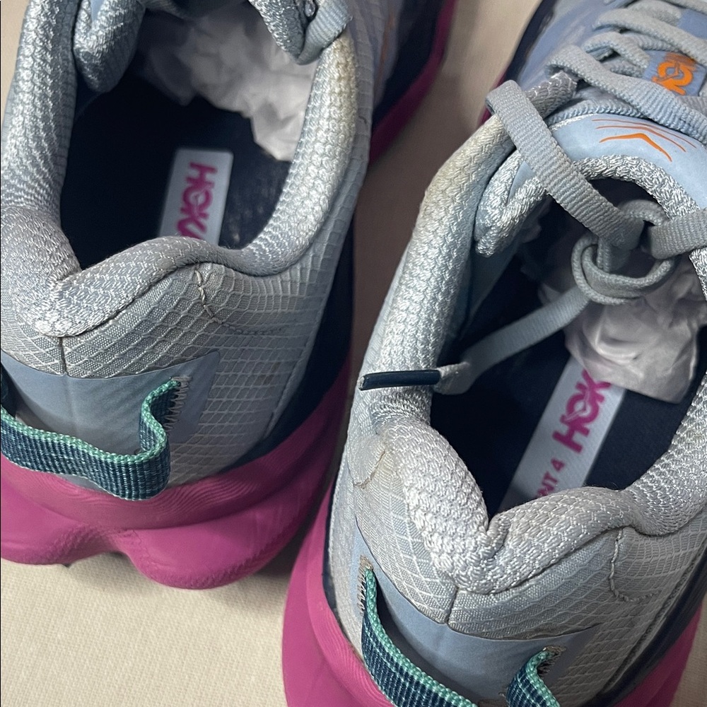 Hoka Torrent4 ' Blue and Pink Sneakers - Picture 11 of 13